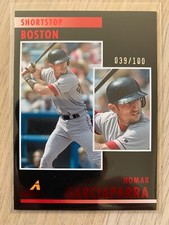 2023 Panini Chronicles Pinnacle red NOMAR GARCIAPARRA #ed 39/100! Boston Red Sox