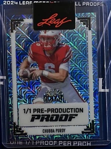2024 Blatt Metall Chuba Purdy RC 1/1 Pre Proof Nevada Wolfpack  - Bild 1 von 2