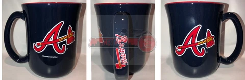 Atlanta Braves Boelter MLB 15oz Cafe Coffee Mug(1) FREE SHIP! Cover