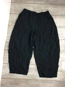 NWT OSKA Hose Plissee Women's Dark Navy Blue Size 4 Soft Stretch Waist Pants - Picture 1 of 8