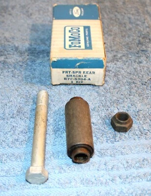 Camión Ford F100 F250 1957 1958 1959 1960 nuevo kit de grillete trasero de resorte delantero Foto 1 de 2