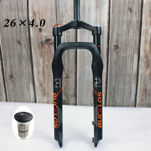 26inch MTB Snow Fat Bicycle Air Suspension Fork Damping Quick Release Fork - Picture 1 of 23