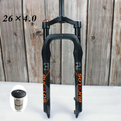 26inch MTB Snow Fat Bicycle Air Suspension Fork Damping Quick Release Fork - Image 1 of 4
