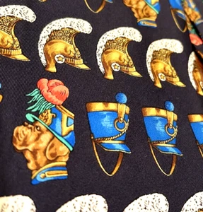 GIANNI VERSACE TRAJE DE DISEÑO DE CALIDAD DE LUJO CORBATA TEXTURA ENVÍO GRATUITO - Imagen 1 de 8