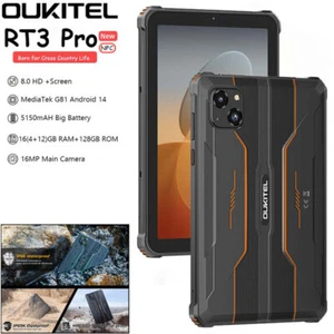 Oukitel RT3 PRO 4G LTE telefono tablet robusto Android 14 cellulare impermeabile sbloccato - Foto 1 di 15