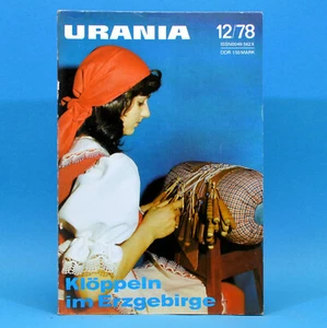 Urania 12 1978 DDR Klöppeln Erzgebirge KPD Elbrus Jemen Jocketa Szentendre Halle - Bild 1 von 1