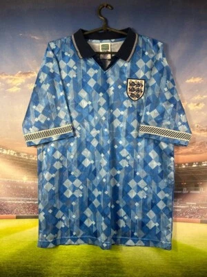 England Team Jersey Retro Replicas football shirt 1990 - 1992 Score Draw Men L - Image 1 of 4