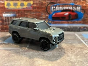 Hot Wheels *Custom* Toyota 4Runner Lunar Rock TRD Pro Wheels Real Riders - Picture 1 of 3
