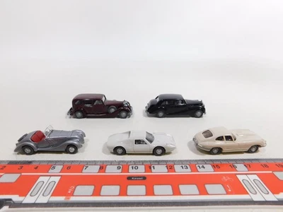 5x Wiking H0 Modelo 1:87: Porsche+Jaguar+ BMW+ Horch+ Rolls Royce Como Nuevo Foto 1 de 4