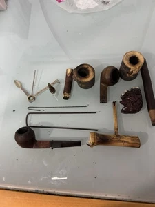 vintage tobacco pipe lot - Picture 1 of 14