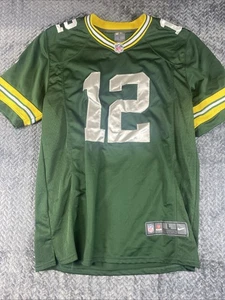 Green Bay Packers Aaron Rodgers #12 Green Jersey Large Nike NFL Football - Picture 1 of 9