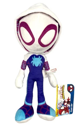 Spider-Man and His Amazing Friends 9" Ghost Spidey Spiderman Plush Toy New Tag - Image 1 of 3