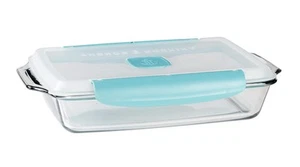 3 Quart Bake Dish with TrueLock Locking Lid Bakeware - Picture 1 of 8