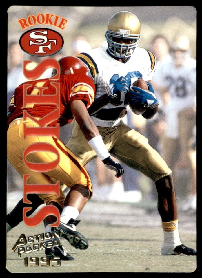 1995 Action Packed # 39 J.J. Stokes RC 49ers - Image 1 of 2