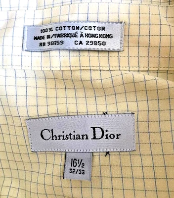 Christian Dior Men's Coton Shirt  16.5 - Image 1 of 4
