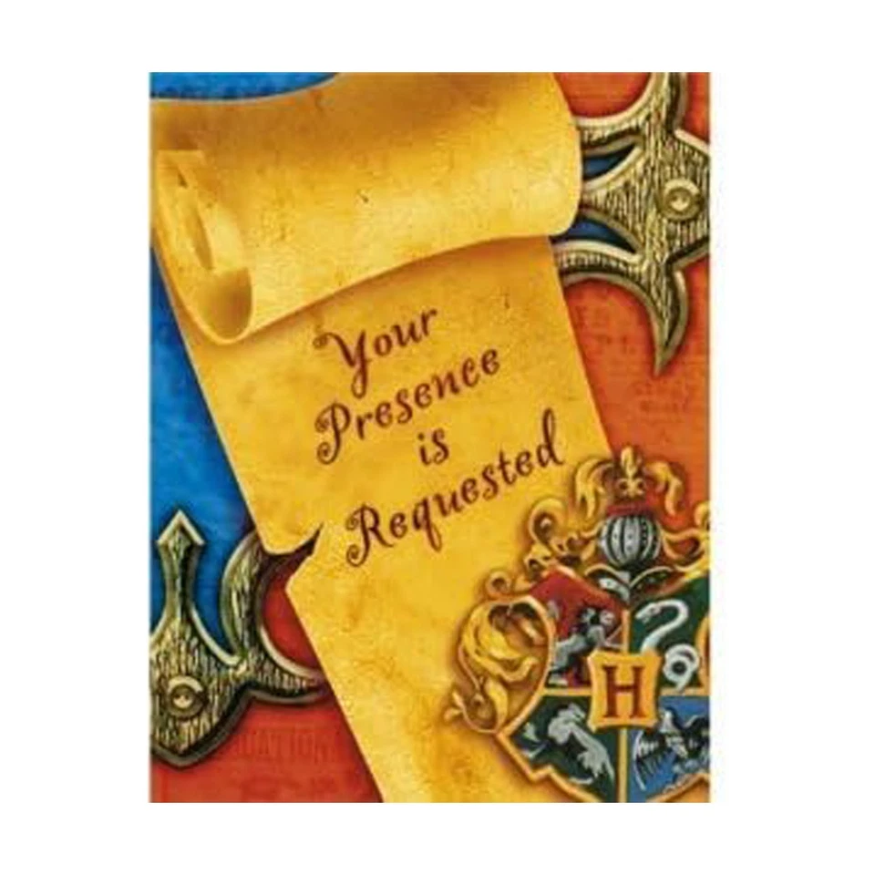 HARRY POTTER SELLO INVITACIONES CON SOBRES (8) ~ Fiesta de Cumpleaños Hogwarts Foto 1 de 1