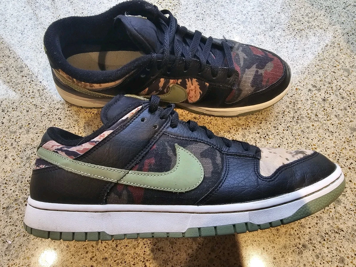 Las mejores ofertas en Nike Dunk SE Low Black Multi-Camo | eBay