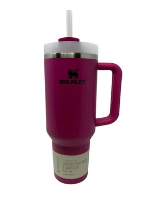 Vaso STANLEY Quencher H2.0, 40 oz, tapa de 3 posiciones de estado de flujo, fucsia dañado Foto 1 de 3