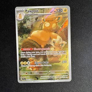 Pawmot 209/198 Pokemon Scarlet & Violet Base Set Holo Illustration Rare NM - Picture 1 of 2