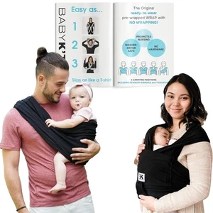 Original Baby K'tan Babytrage: Neugeborene bis Kleinkind bis 35 Pfund (siehe Größentabelle) - Bild 1 von 9