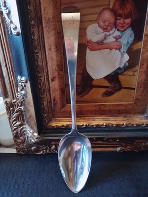 Georgian William Constable Stuffing Spoon 10 3/4" - Edinburgh Scotland 1810 - Image 1 of 4