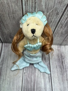 Ganz 2000 Wee Bear Shelly Mini Jointed Teddy Bear In Mermaid Costume - Picture 1 of 8