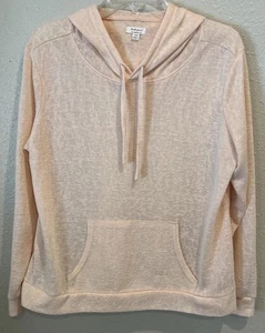 Womens Weatherproof Vintage Size Medium Lightweight Pullover Hoodie Light Orange - Picture 1 of 3