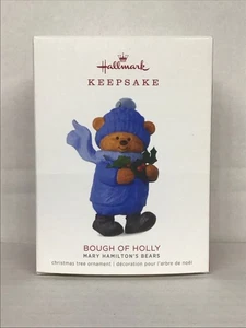 BOUGH OF HOLLY ~ Mary Hamilton's Bears ~ 2018 Hallmark Keepsake Ornament - Picture 1 of 3