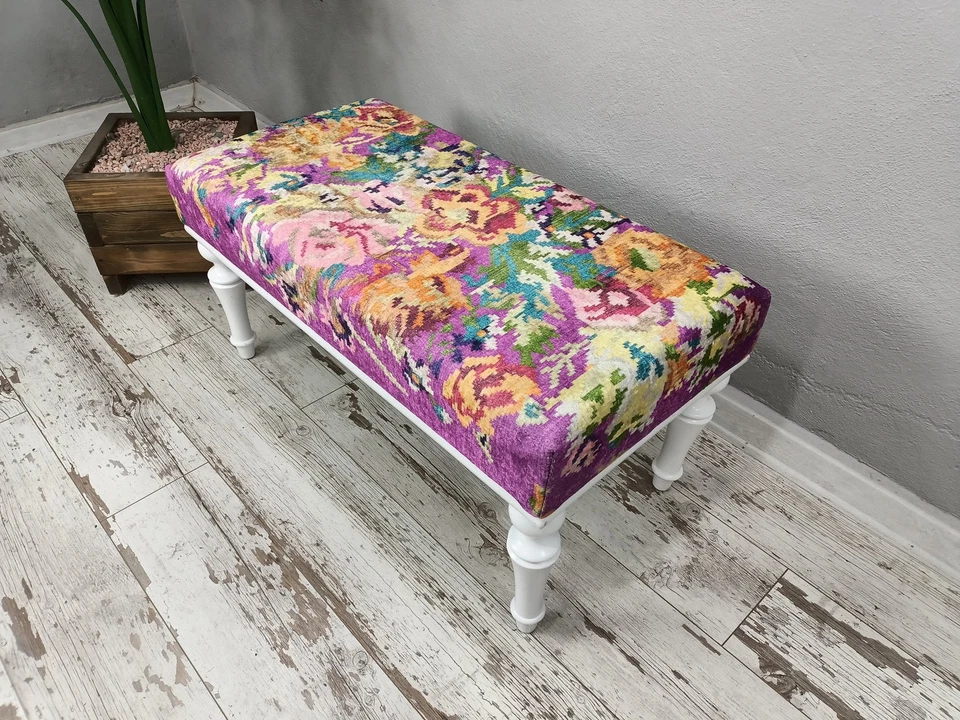 Silla Funky, Banco Bohemio, Banco Dormitorio, Banco de Reposo, Otomana de Cóctel Foto 1 de 4