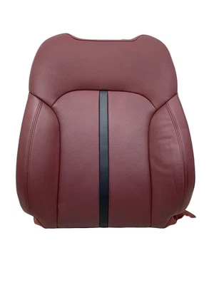 2025 MAZDA CX70 FRONT LEFT DRIVER UPPER SEAT CUSHION RED/BLACK NAPPA LEATHER OEM - Image 1 of 4