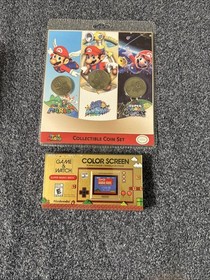 Game watch Mario and Collectible Coin Set
