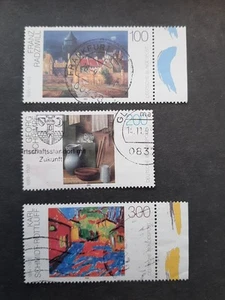República Federal de Alemania 1995 Mi-Nr. DE 1774 - 1776 Cuadro estampado - Imagen 1 de 3