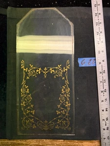 (G227) Antikes Uhrengehäuse Türglas - Lebkuchen, Stube, Küche 13 5/8 Zoll - Bild 1 von 6