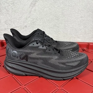 Hoka One One Clifton 9 Zapatos Para Hombre Talla 14 D Negros Tenis para Correr Cómodos Bajos - Imagen 1 de 12