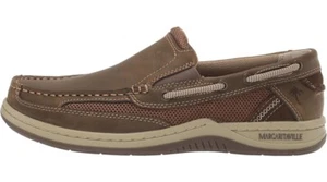 NEW Margaritaville Men Shoes 8.5w Leather, Brown - Picture 1 of 12