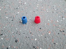 ELECTRA RAY GUN, ENGLISH BELL TOY COSMIC RAY GUN END CAP your choice blue or red