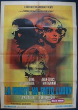 manifesto 2FG LA MORTE HA FATTO L'UOVO GINA LOLLOBRIGIDA TRINTIGNANT AULIN HORRO