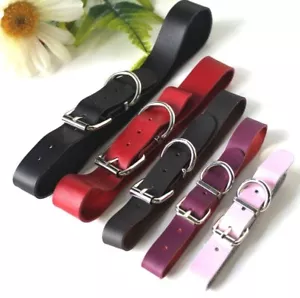 USA SELLER Pet Puppy Cat Dog Collar SOFT Genuine Real LEATHER XXS, XS, S, M, L - Picture 1 of 5