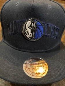 Dallas Mavericks Mitchell & Ness Horsehead Logo Snapback Hat NBA Cap FREE SHIP - Picture 1 of 3