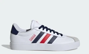 Adidas VL Court 3.0 'White Navy Scarlet' (IF4465) New in Box - Picture 1 of 7