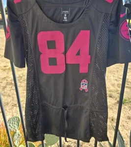 Camiseta Nike Steelers On Field #84 MARRÓN para mujer concienciación sobre el cáncer de mama talla M - Imagen 1 de 4