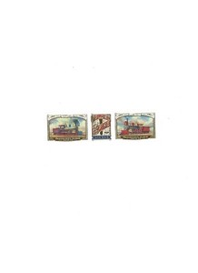 S#5380a,Transcontinental Railroad 150th Anniv.,Horiz. Strip of 3 Stamps-2019-MNH