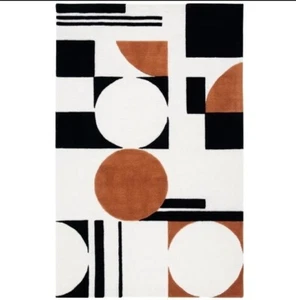 Safavieh Rodeo Drive 856A Contemporary Rug Ivory / Black 11' X 15' - Picture 1 of 10