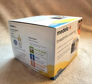 New Medela Breastmilk Cooler Set Storage Bottles With Lids 67068 - Picture 1 of 8
