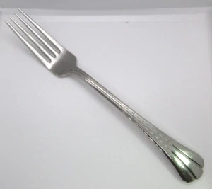 Kirk Stieff SATIN FLUTES *1 Dinner Fork* 7 5/8" Stainless Flatware - Picture 1 of 5