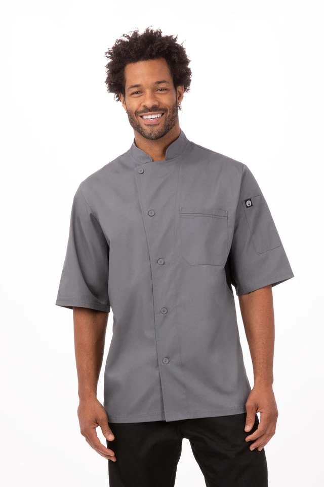 Chef Works Mens Valais V-Series Chef Coat (VSSS) - Image 1 of 1