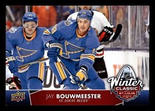 Jay Bouwmeester 2017 Upper Deck #WC-9 NHL Winter Classic Jumbo Box Topper Blues