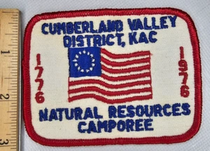 Boy Scouts Patch 1976 Cumberland Valley District Natural Resources Camporee - Picture 1 of 3