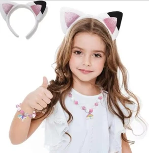 1x Gabby’s Puppenhaus Katzenohren Haarreif Krone Geburtstag Geschenk Haarschmuck - Bild 1 von 7