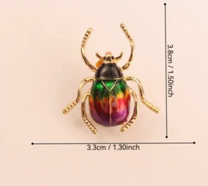 Käfer Anstecknadel Brosche Käfer Modeschmuck NEU kostenloser Versand 1,5 Zoll - Bild 1 von 1